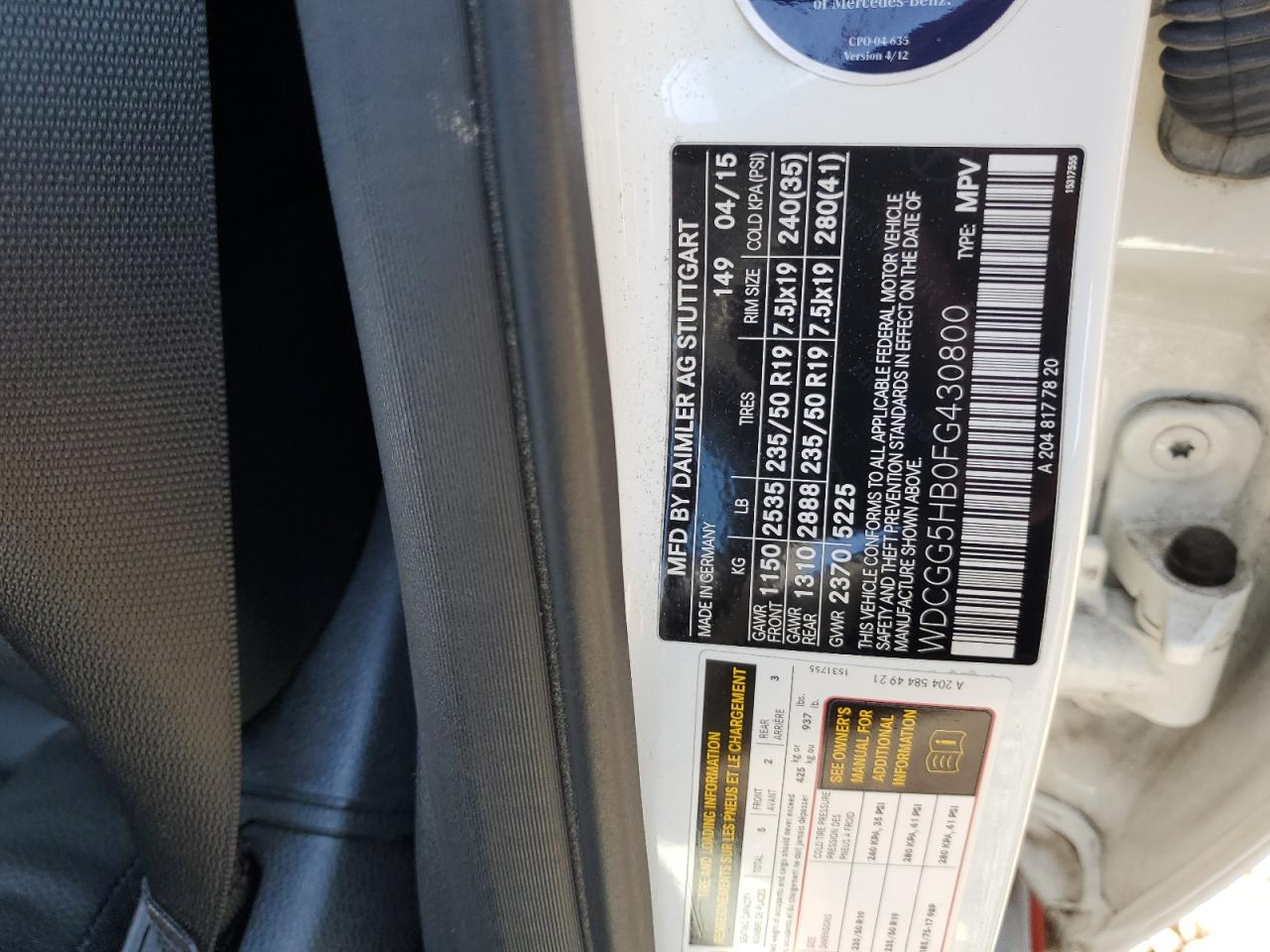 Mercedes-benz Glk 350 2015