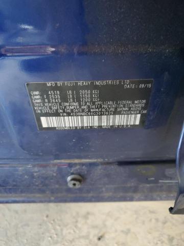 2016 SUBARU LEGACY 2.5 4S3BNBC66G3013625