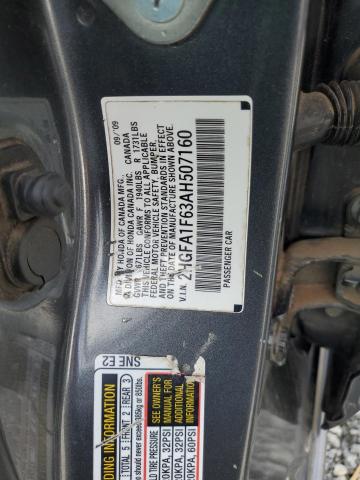 2hgfa1f63ah507160 - 2010 Honda civic lx-s - #61354275