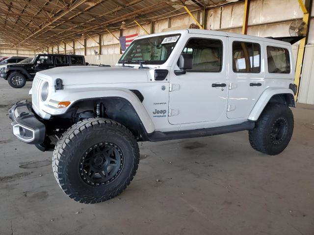JEEP WRANGLER U 2021 white  hybrid engine 1C4JJXP69MW800562 photo #1