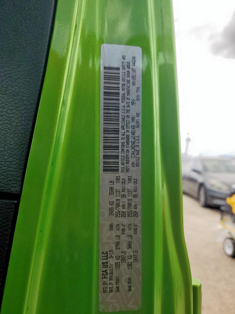 2020 JEEP WRANGLER U 1C4HJXEN6LW148149