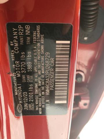 2023 HYUNDAI VENUE SEL KMHRC8A32PU268729