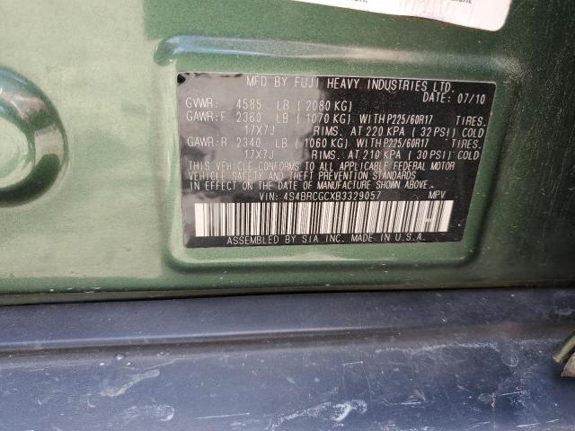 2011 SUBARU OUTBACK 2. - 4S4BRCGCXB3329057