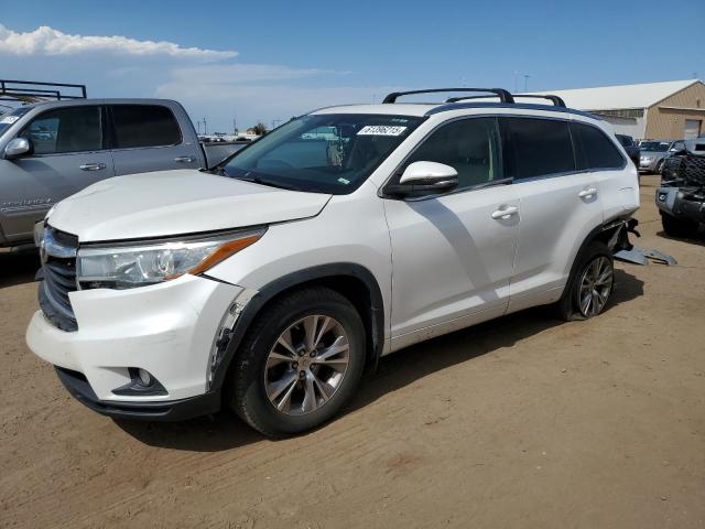 Vin: 5tdjkrfh9fs192945, lot: 61396215, toyota highlander xle 2015 img_1
