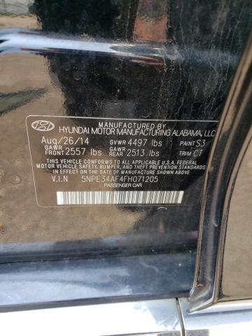 2015 HYUNDAI SONATA SPO 5NPE34AF4FH071205