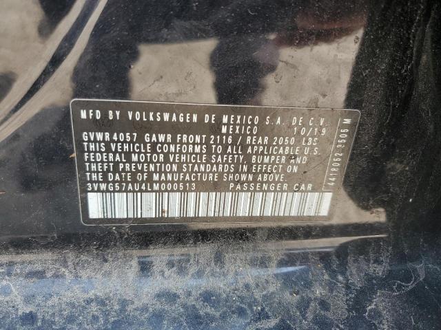 2020 VOLKSWAGEN GOLF 3VWG57AU4LM000513