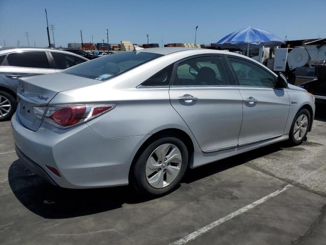 HYUNDAI SONATA HYB 2015 silver  hybrid engine KMHEC4A45FA137519 photo #4