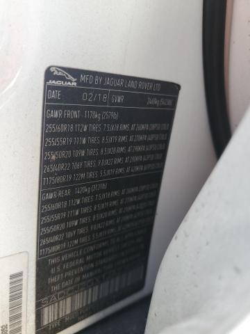 2018 JAGUAR F-PACE PRE SADCJ2GX1JA236052