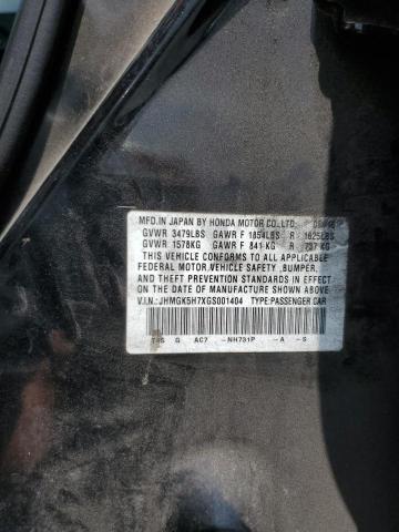 2016 HONDA FIT EX JHMGK5H7XGS001404