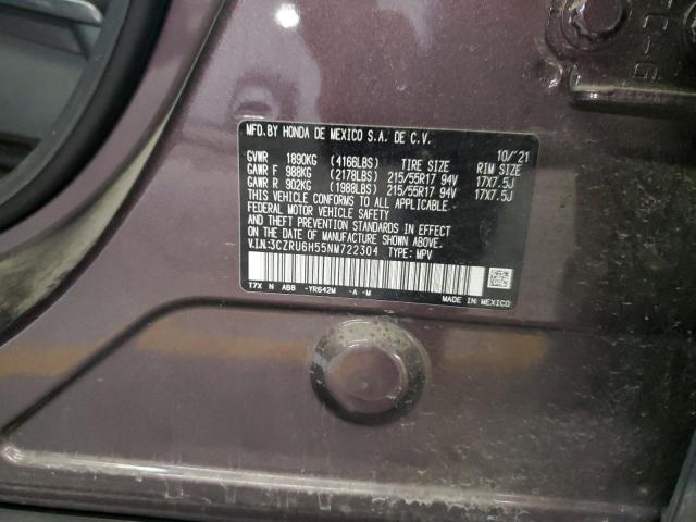 2022 HONDA HR-V EX 3CZRU6H55NM722304