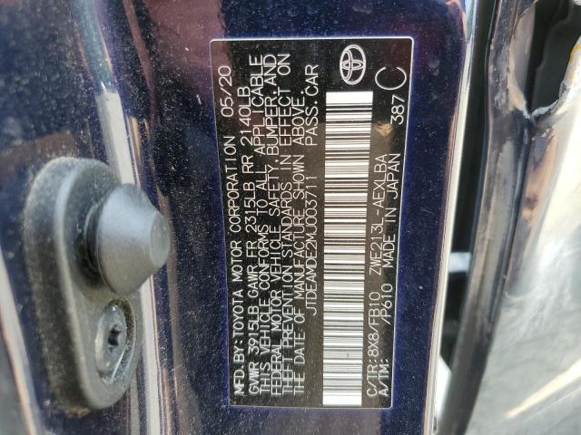 2021 TOYOTA COROLLA LE - JTDEAMDE2MJ003711