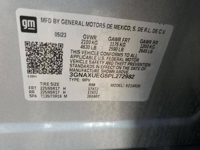 2023 CHEVROLET EQUINOX LT - 3GNAXUEG5PL272982