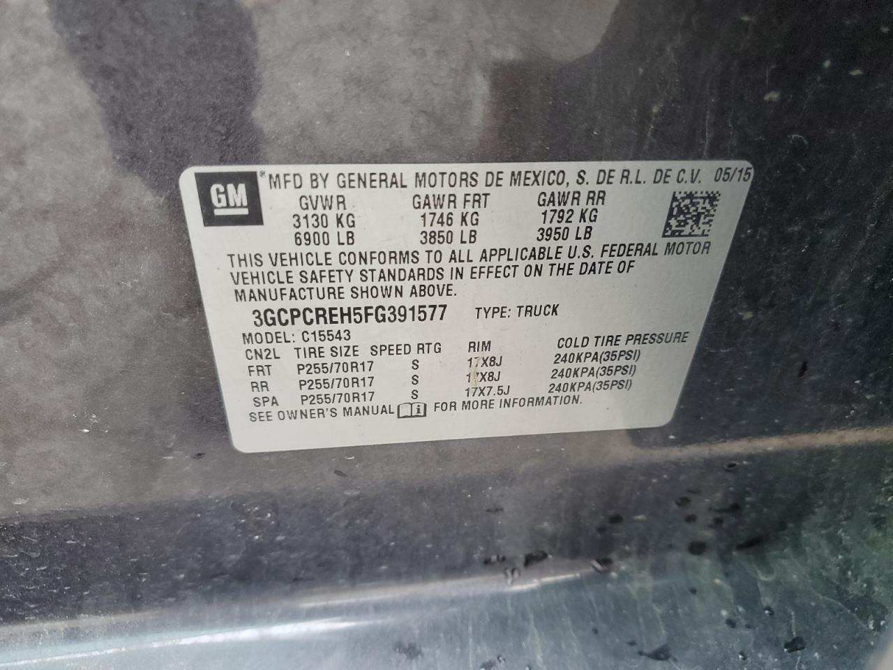 Chevrolet Silverado 2015