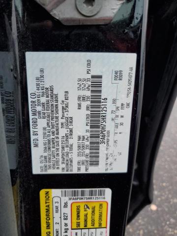 2017 FORD FUSION SE 3FA6P0H75HR125116