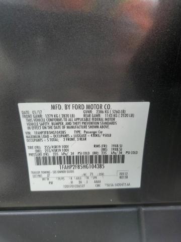 2017 FORD TAURUS LIM 1FAHP2F85HG104385