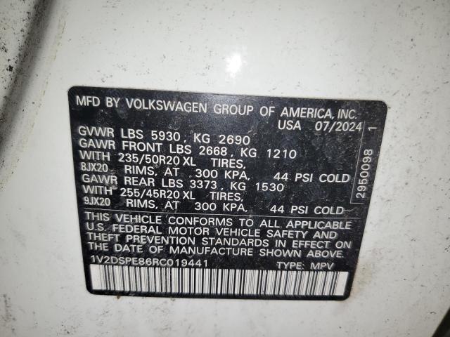 2024 VOLKSWAGEN ID.4 PRO 1V2DSPE86RC019441
