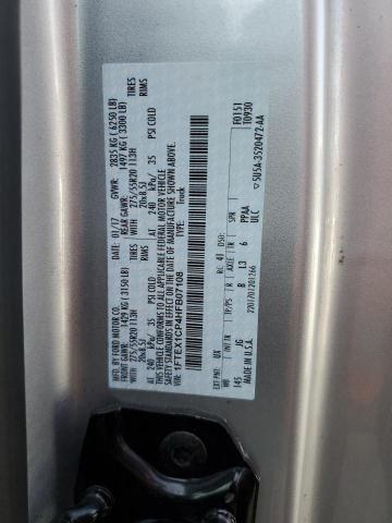 2017 FORD F150 SUPER - 1FTEX1CP4HFB07108