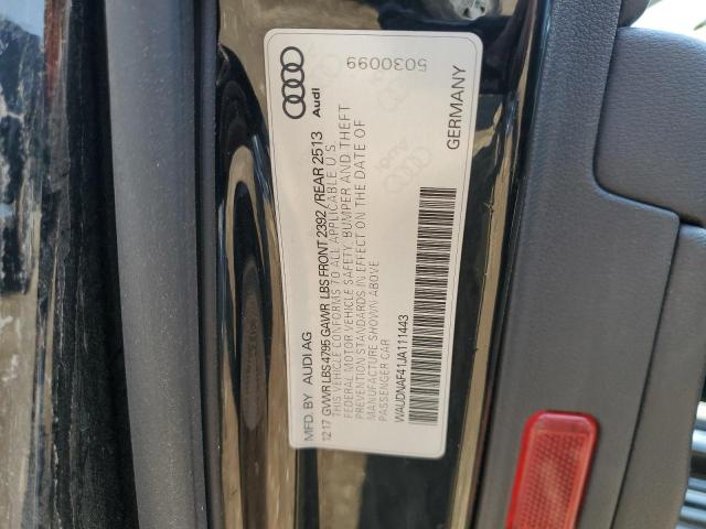 2018 AUDI A4 PREMIUM WAUDNAF41JA111443