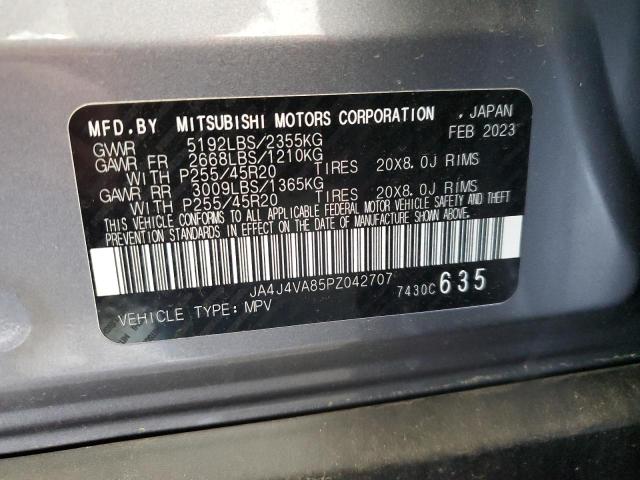 2023 MITSUBISHI OUTLANDER JA4J4VA85PZ042707