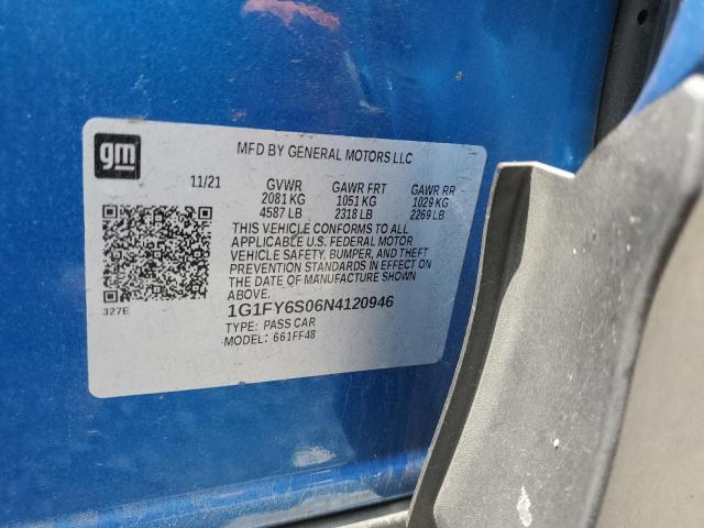 2022 CHEVROLET BOLT EUV L - 1G1FY6S06N4120946