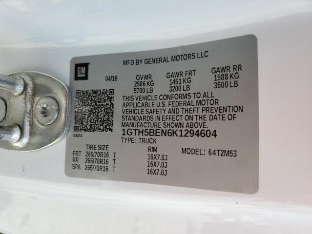 2019 GMC CANYON - 1GTH5BEN6K1294604