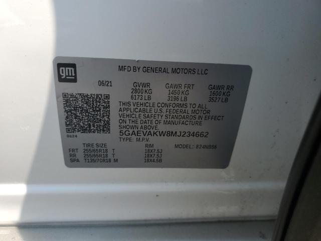 2021 BUICK ENCLAVE ES 5GAEVAKW8MJ234662