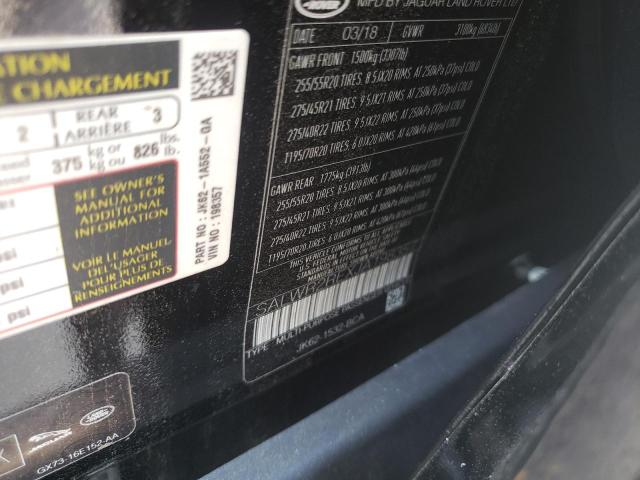 2018 LAND ROVER RANGE ROVE - SALWR2REXJA198357