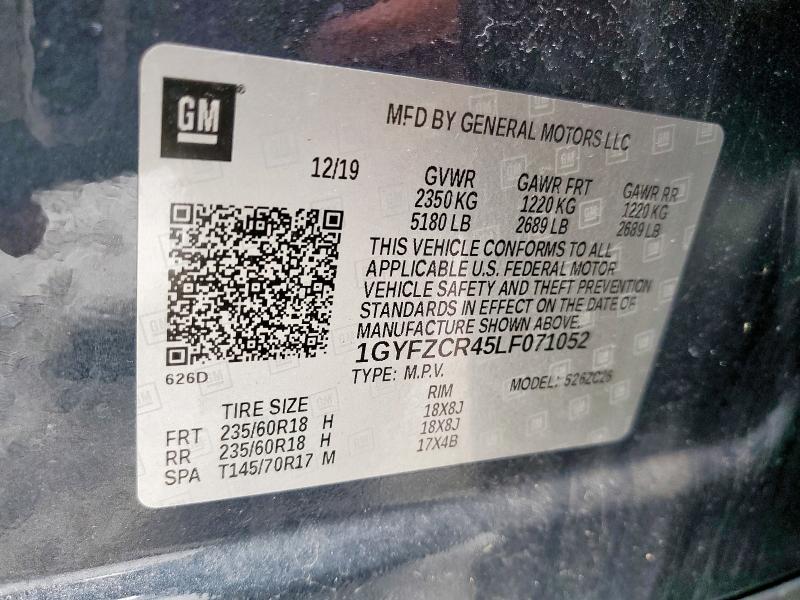 2020 CADILLAC XT4 PREMIU - 1GYFZCR45LF071052