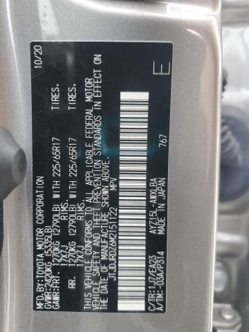 2021 LEXUS NX 300H BA JTJDJRDZ6M2151122