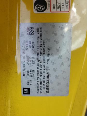2018 CHEVROLET CAMARO LT 1G1FB3DS1J0147178