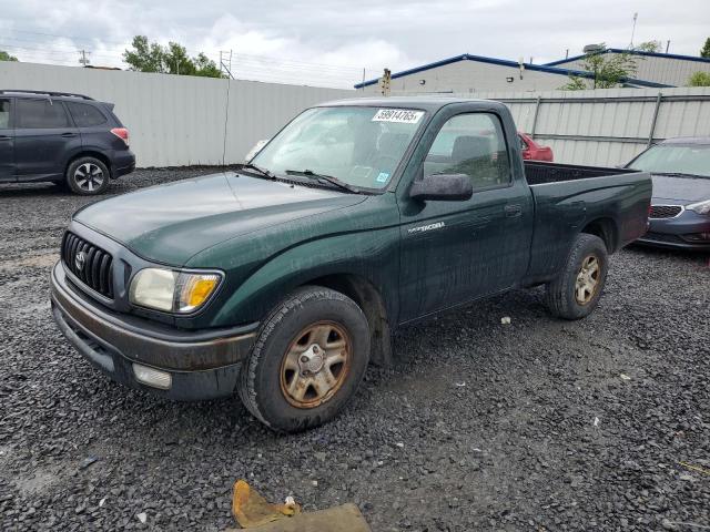 TOYOTA TACOMA 2002 green pickup gas 5TENL42N52Z127357 photo #1