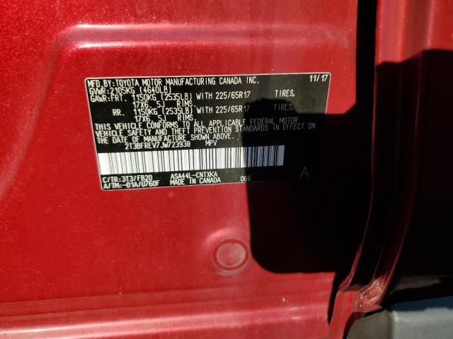2018 TOYOTA RAV4 LE - 2T3BFREV7JW723938