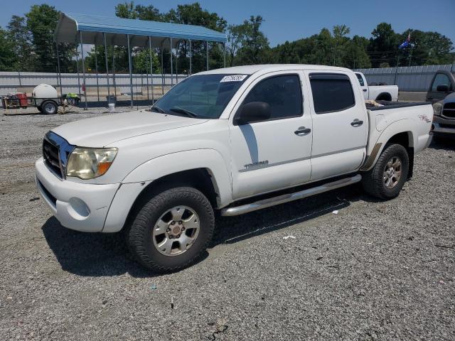 TOYOTA TACOMA DOU 2006 white crew pic gas 3TMJU62N16M020526 photo #1