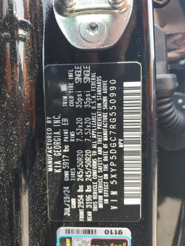 2024 KIA TELLURIDE 5XYP5DGC7RG550990