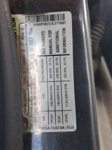 2018 FORD FOCUS S 1FADP3E22JL277697