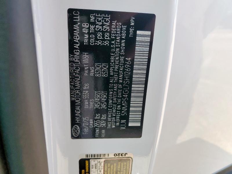 2025 HYUNDAI SANTA FE C 5NMP54GL7SH126964