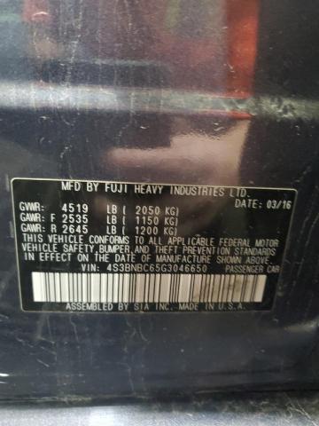 2016 SUBARU LEGACY 2.5 - 4S3BNBC65G3046650