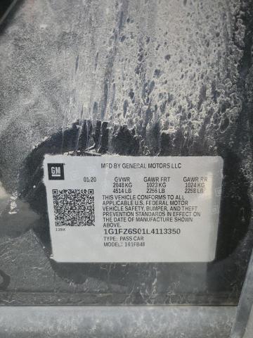 2020 CHEVROLET BOLT EV PR - 1G1FZ6S01L4113350
