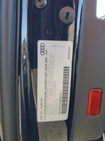 2019 AUDI A7 PREMIUM WAUR2AF21KN052210