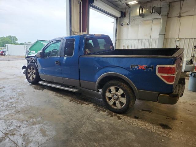 FORD F150 SUPER 2009 blue  flexible fuel 1FTPX14V19KC78512 photo #3