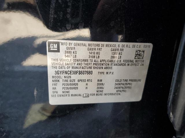 2015 CADILLAC SRX PERFOR 3GYFNCE38FS607680