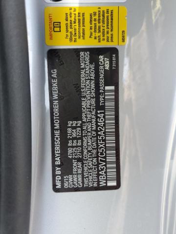 2015 BMW 428 I SULE WBA3V7C5XF5A24641
