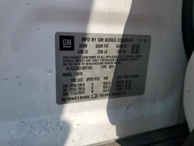 2020 CHEVROLET TRAX 1LT - KL7CJLSB2LB057459