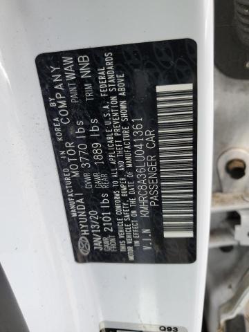 2020 HYUNDAI VENUE SEL KMHRC8A36LU041361