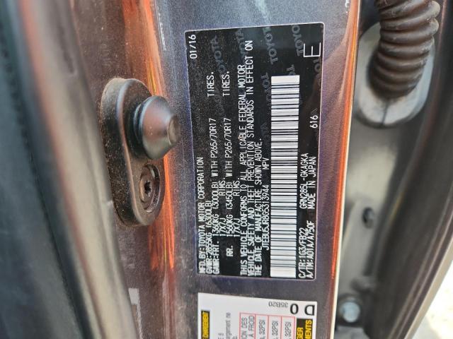 2016 TOYOTA 4RUNNER SR - JTEBU5JR8G5313944