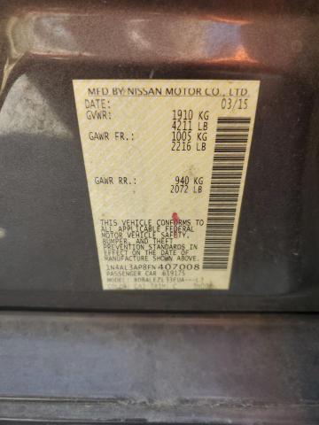 2015 NISSAN ALTIMA 2.5 - 1N4AL3AP8FN407008