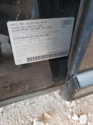 2015 AUDI Q5 TDI PRE WA1CMAFP1FA127090