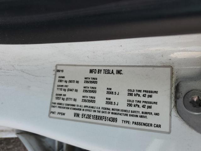 2019 TESLA MODEL 3 - 5YJ3E1EBXKF514389