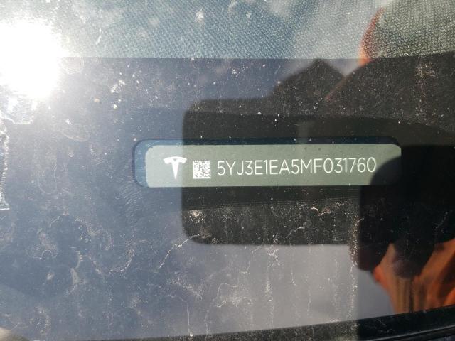 2021 TESLA MODEL 3 5YJ3E1EA5MF031760