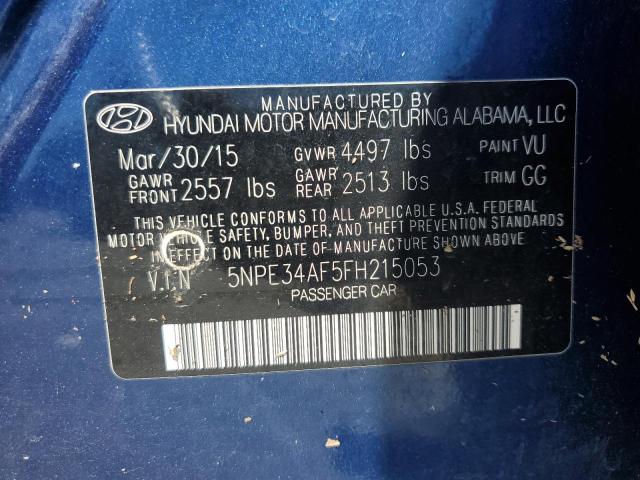 2015 HYUNDAI SONATA SPO - 5NPE34AF5FH215053